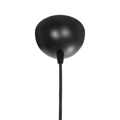 CUP 203-0053 Vintage Κρεμαστό Φωτιστικό Καπέλο Μονόφωνο 1 x E27 IP20 Μπεζ Ξύλο με Λευκό Ύφασμα - Μ32 x Π32 x Υ20cm