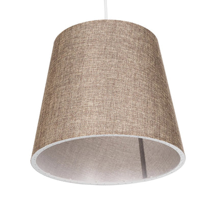 CONEY 203-0073 Μοντέρνο Κρεμαστό Φωτιστικό Οροφής με Ντουί 1 x E27 AC 220-240V IP20 - Καφέ - Μ26 x Π26 x Υ25