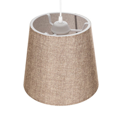 CONEY 203-0073 Μοντέρνο Κρεμαστό Φωτιστικό Οροφής με Ντουί 1 x E27 AC 220-240V IP20 - Καφέ - Μ26 x Π26 x Υ25