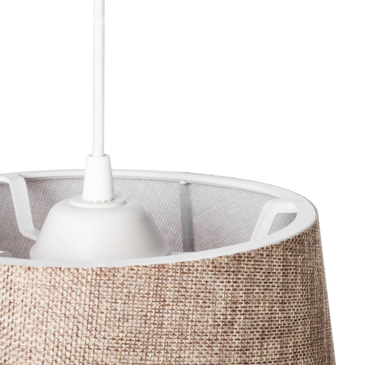 CONEY 203-0073 Μοντέρνο Κρεμαστό Φωτιστικό Οροφής με Ντουί 1 x E27 AC 220-240V IP20 - Καφέ - Μ26 x Π26 x Υ25