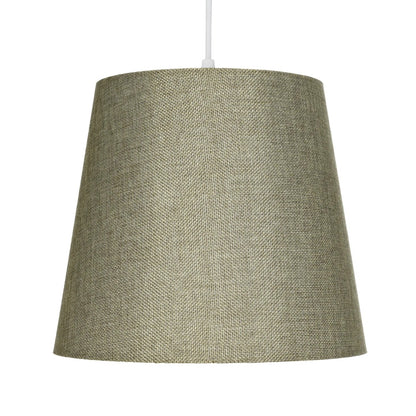CONEY 203-0074 Μοντέρνο Κρεμαστό Φωτιστικό Καπέλο Μονόφωτο 1 x E27 IP20 Πράσινο Ύφασμα - Μ26 x Π26 x Υ93cm