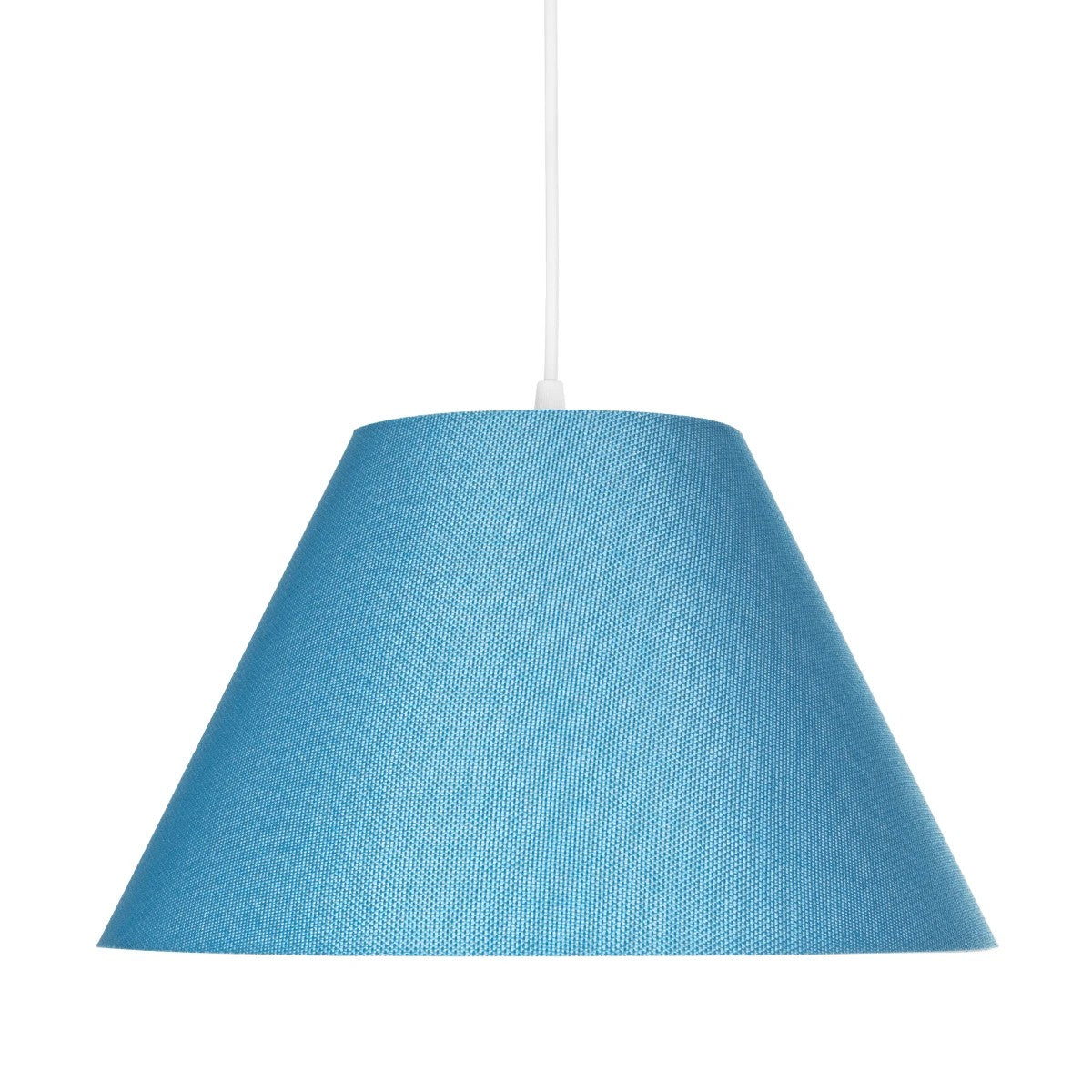 RIFT 203-0075 Μοντέρνο Κρεμαστό Φωτιστικό Καπέλο Μονόφωτο 1 x E27 IP20 Μπλε Ύφασμα - Μ35 x Π35 x Υ93cm