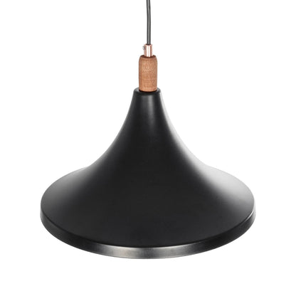 BELFRY 203-0077 Μοντέρνο Κρεμαστό Φωτιστικό Οροφής με Ντουί 1 x E27 AC 220-240V IP20 - Μαύρο & Χρυσό - Μ29.5 x Π29.5 x Υ22