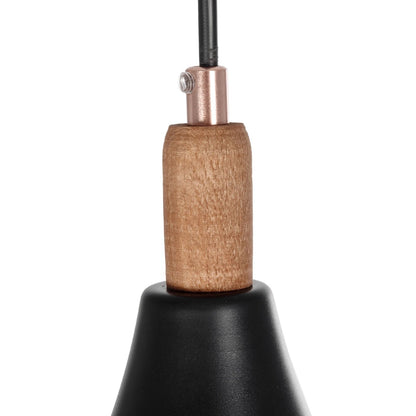 BELFRY 203-0077 Μοντέρνο Κρεμαστό Φωτιστικό Οροφής με Ντουί 1 x E27 AC 220-240V IP20 - Μαύρο & Χρυσό - Μ29.5 x Π29.5 x Υ22