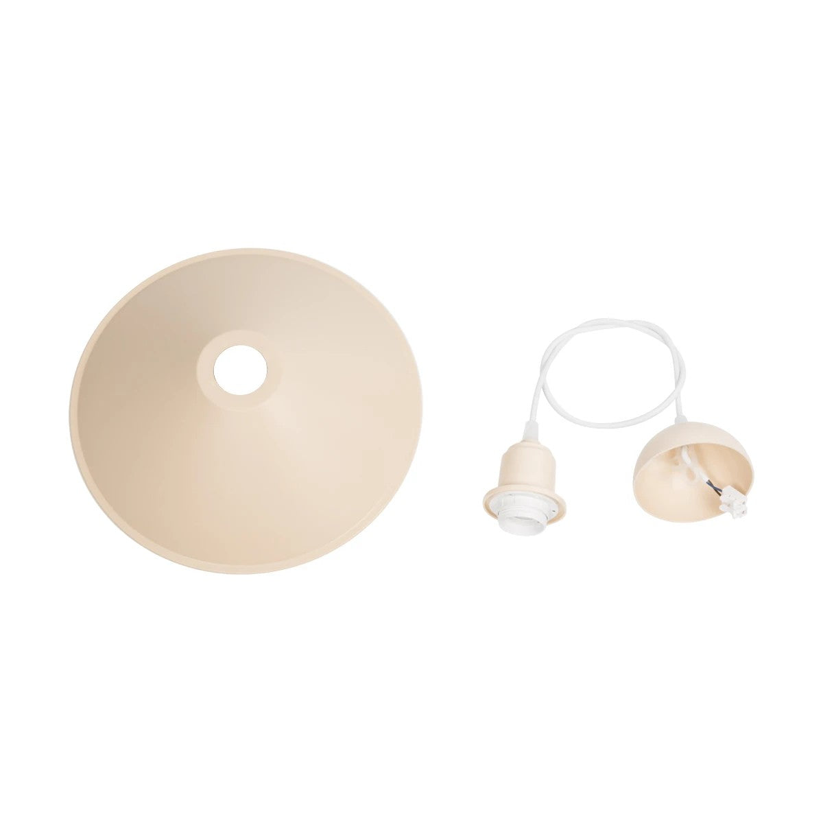 FERRO 203-0086 Μοντέρνο Κρεμαστό Φωτιστικό Οροφής με Ντουί 1 x E27 AC 220-240V IP20 - Μπεζ - Μ30 x Π30 x Υ15