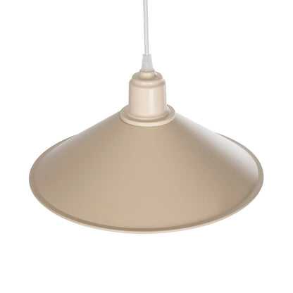 FERRO 203-0086 Μοντέρνο Κρεμαστό Φωτιστικό Οροφής με Ντουί 1 x E27 AC 220-240V IP20 - Μπεζ - Μ30 x Π30 x Υ15