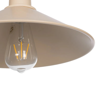 FERRO 203-0086 Μοντέρνο Κρεμαστό Φωτιστικό Οροφής με Ντουί 1 x E27 AC 220-240V IP20 - Μπεζ - Μ30 x Π30 x Υ15