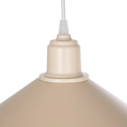 FERRO 203-0086 Μοντέρνο Κρεμαστό Φωτιστικό Οροφής με Ντουί 1 x E27 AC 220-240V IP20 - Μπεζ - Μ30 x Π30 x Υ15