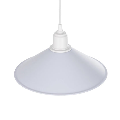 FERRO 203-0087 Μοντέρνο Κρεμαστό Φωτιστικό Οροφής με Ντουί 1 x E27 AC 220-240V IP20 - Λευκό - Μ30 x Π30 x Υ15