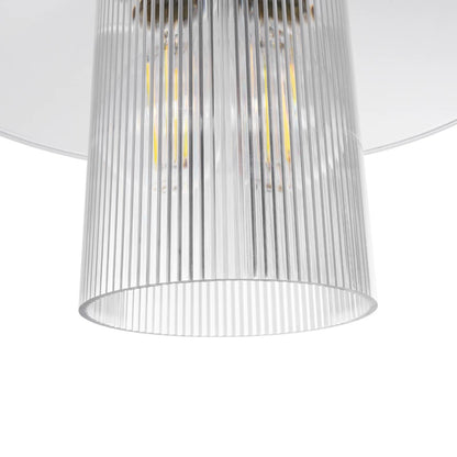 PROMO 203-0088 Μοντέρνο Κρεμαστό Φωτιστικό Οροφής με Ντουί 1 x E27 AC 220-240V IP20 - Λευκό - Μ25.5 x Π25.5 x Υ20