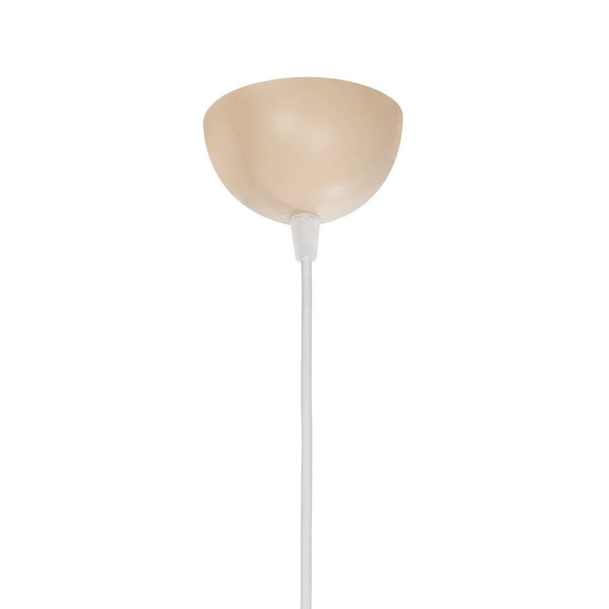 JUTE 203-0092 Μοντέρνο Κρεμαστό Φωτιστικό Οροφής με Ντουί 1 x E27 AC 220-240V IP20 - Μπεζ - Μ30 x Π30 x Υ23