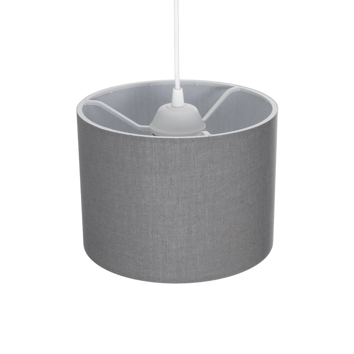 BLAZE 203-0108 Μοντέρνο Κρεμαστό Φωτιστικό Οροφής με Ντουί 1 x E27 AC 220-240V IP20 - Γκρι - Μ22 x Π22 x Υ20