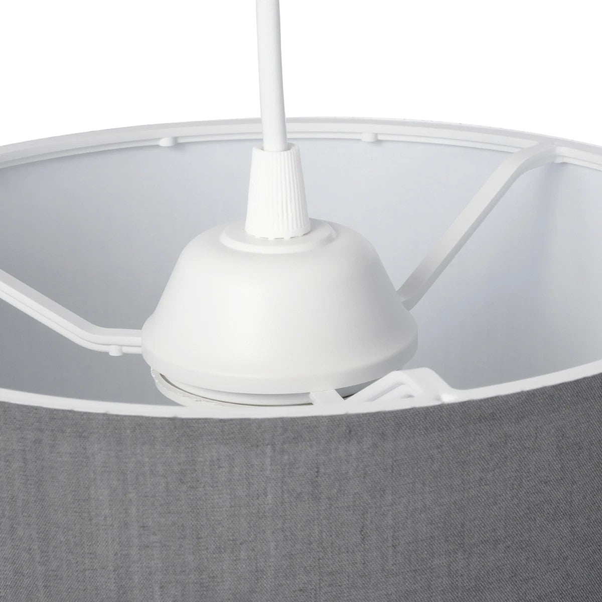 BLAZE 203-0108 Μοντέρνο Κρεμαστό Φωτιστικό Οροφής με Ντουί 1 x E27 AC 220-240V IP20 - Γκρι - Μ22 x Π22 x Υ20