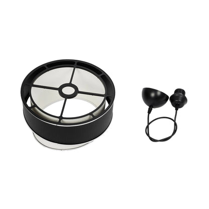 SONIA 203-0118 Μοντέρνο Κρεμαστό Φωτιστικό Οροφής με Ντουί 1 x E27 AC 220-240V IP20 - Λευκό & Μαύρο - Μ30 x Π30 x Υ24