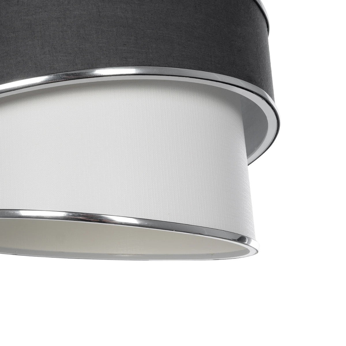 SONIA 203-0123 Μοντέρνο Κρεμαστό Φωτιστικό Οροφής με Ντουί 1 x E27 AC 220-240V IP20 - Γκρι & Λευκό - Μ30 x Π30 x Υ24