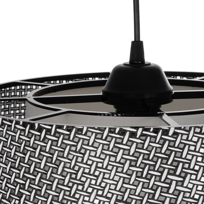 ALINA 203-0130 Μοντέρνο Κρεμαστό Φωτιστικό Οροφής με Ντουί 1 x E27 AC 220-240V IP20 - Γκρι & Λευκό - Μ30 x Π30 x Υ20