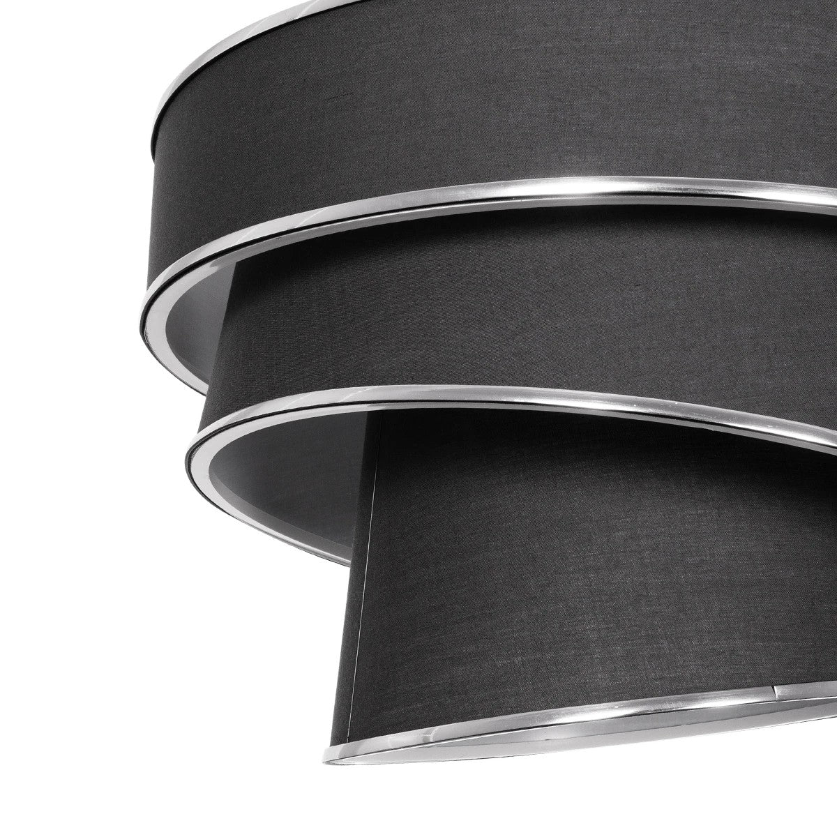 SIERA 203-0167 Μοντέρνο Κρεμαστό Φωτιστικό Οροφής με Ντουί 1 x E27 AC 220-240V IP20 - Γκρι & Ασημί - Μ38 x Π38 x Υ26