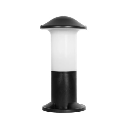GARDENIO 203-0246 Μοντέρνο Επιδαπέδιο Φωτιστικό Κολωνάκι Κήπου Μονόφωτο 1 x E27 IP44 Μαύρο Πλαστικό - Μ17 x Π17 x Υ32