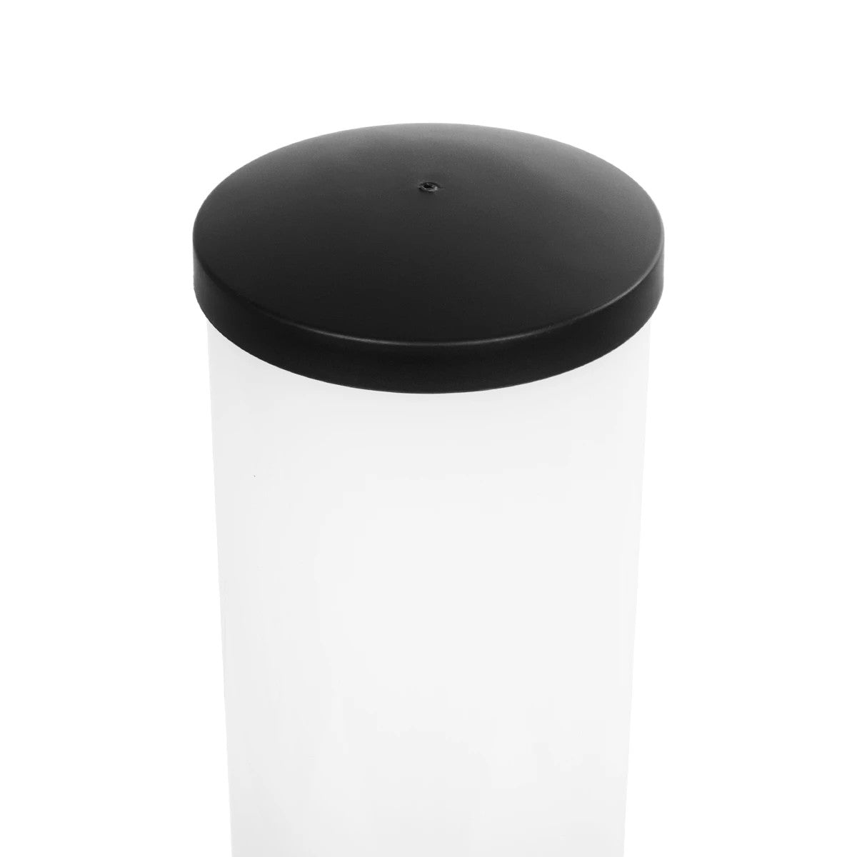 GARDENIO 203-0249 Μοντέρνο Επιδαπέδιο Φωτιστικό Κολωνάκι Κήπου Μονόφωτο 1 x E27 IP44 Μαύρο Πλαστικό - Μ15 x Π15 x Υ31