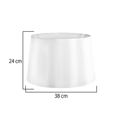 COVER 203-0266 Μοντέρνο Φωτιστικό Καπέλο Λευκό Ύφασμα - Μ38 x Π38 x Υ30