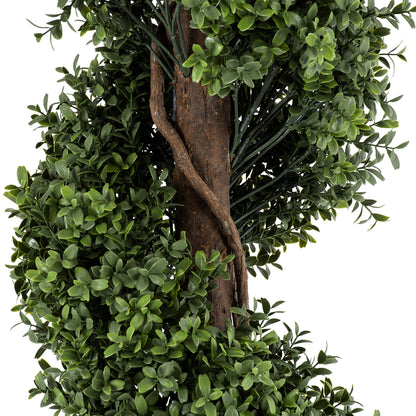 BUXUS SPIRAL 20401 Τεχνητό Διακοσμητικό Φυτό Σπιράλ Πυξός Υ150cm