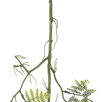 FERN HANGING BRANCH 20410 Τεχνητό Διακοσμητικό Κρεμαστό Φυτό Φτέρη Υ89cm