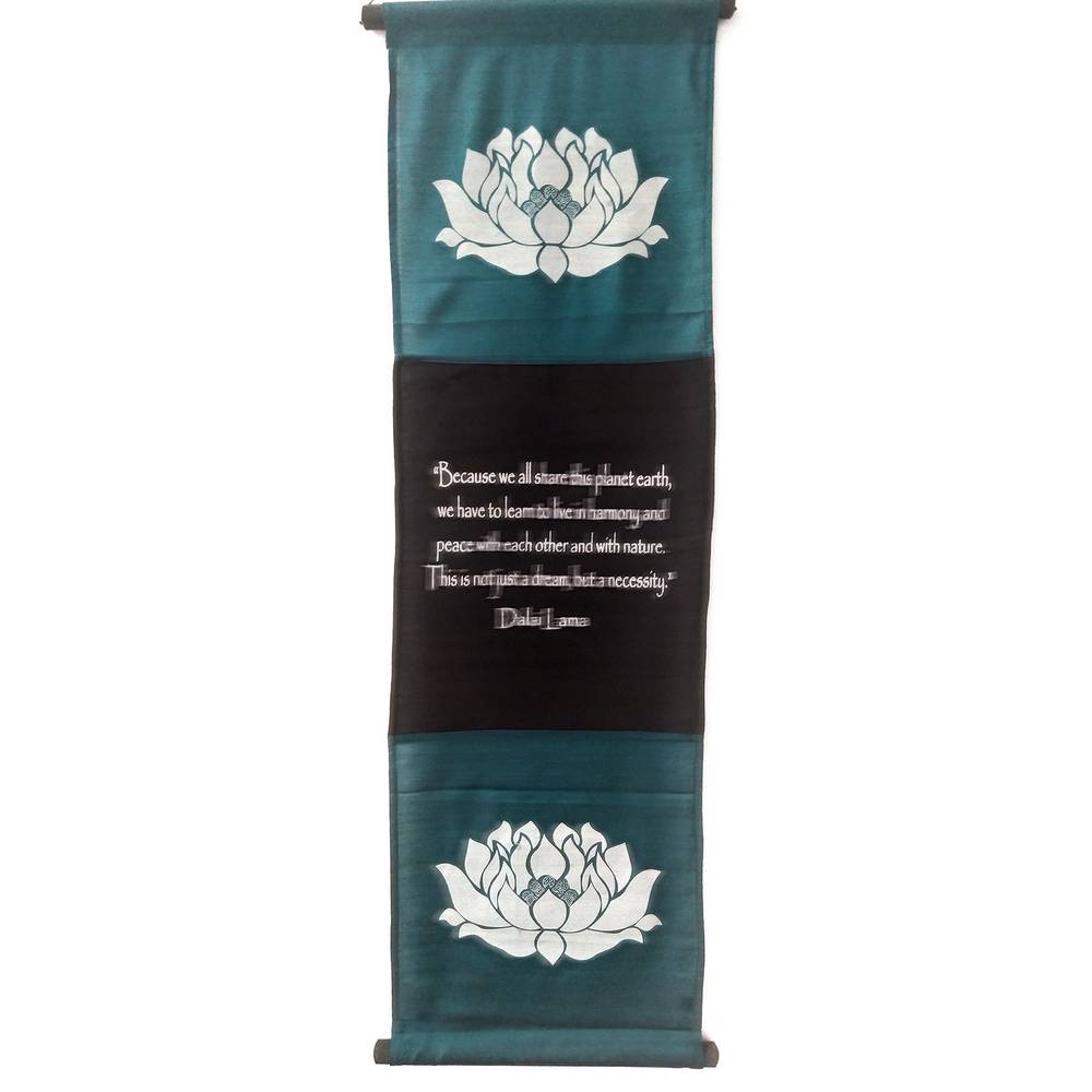 Διακοσμητικό Τοίχου Καδράκι με Όμορφα Χρώματα και Μοντέρνα Σχέδια Τυρκουάζ 37x119εκ