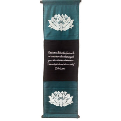 Διακοσμητικό Τοίχου Καδράκι με Όμορφα Χρώματα και Μοντέρνα Σχέδια Τυρκουάζ 37x119εκ