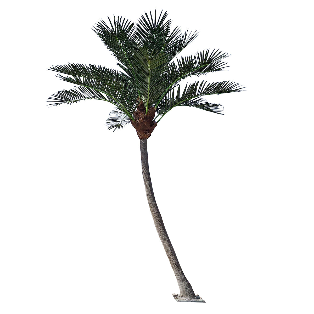 CURVED COCONUT PALM TREE 20443 Τεχνητό Διακοσμητικό Κυρτό Φοινικόδεντρο Κοκοφοίνικας Εξωτερικού Χώρου IP68 UV Certified Protection Υ400cm