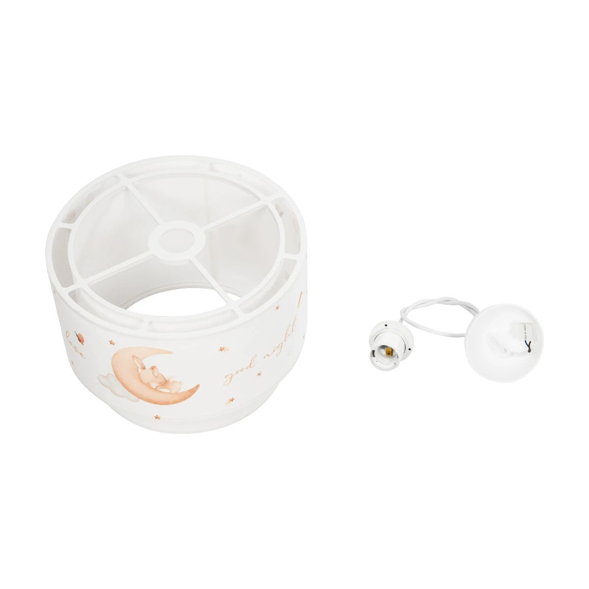 MOON 204-0011 Παιδικό Κρεμαστό Φωτιστικό Οροφής με Ντουί 1 x E27 AC 220-240V IP20 - Πολύχρωμο - Μ30 x Π30 x Υ24