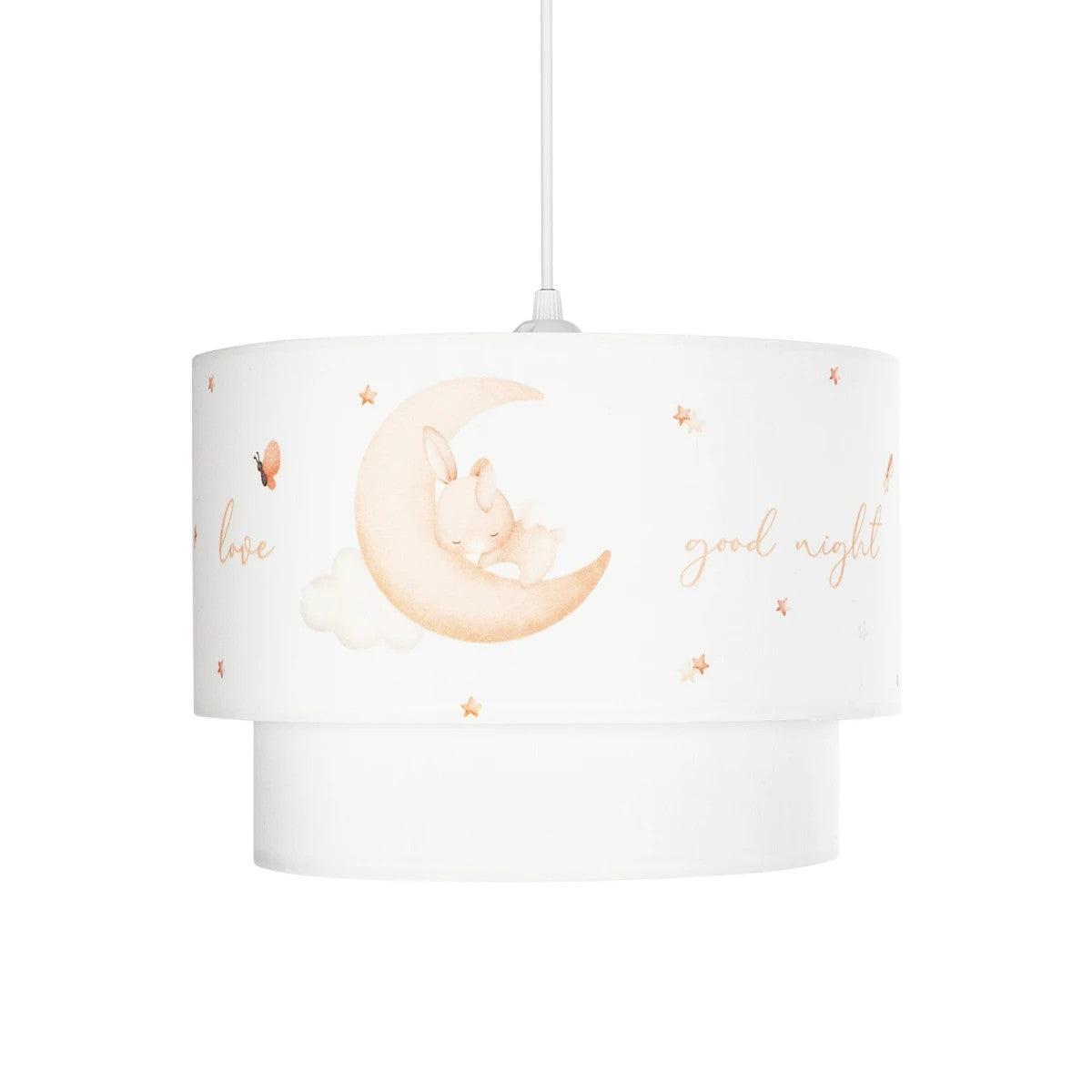 MOON 204-0011 Παιδικό Κρεμαστό Φωτιστικό Οροφής με Ντουί 1 x E27 AC 220-240V IP20 - Πολύχρωμο - Μ30 x Π30 x Υ24