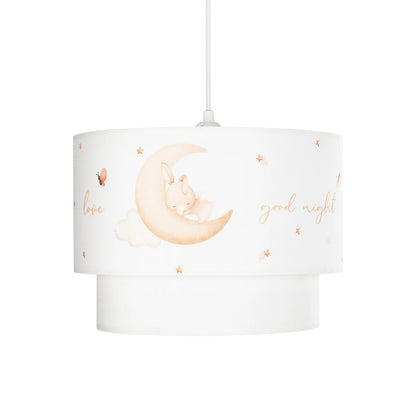 MOON 204-0011 Παιδικό Κρεμαστό Φωτιστικό Οροφής με Ντουί 1 x E27 AC 220-240V IP20 - Πολύχρωμο - Μ30 x Π30 x Υ24