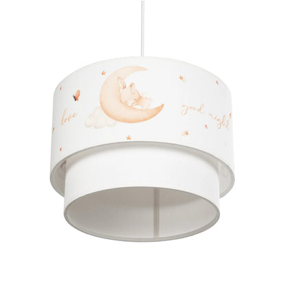 MOON 204-0011 Παιδικό Κρεμαστό Φωτιστικό Οροφής με Ντουί 1 x E27 AC 220-240V IP20 - Πολύχρωμο - Μ30 x Π30 x Υ24