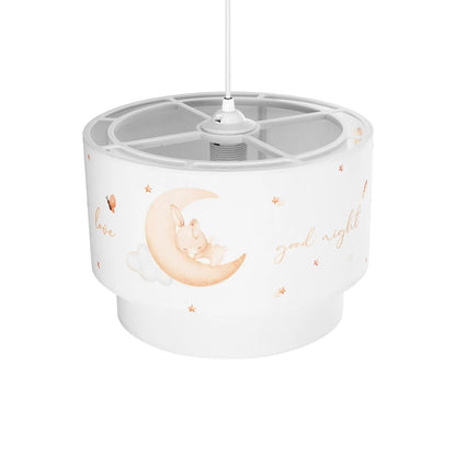 MOON 204-0011 Παιδικό Κρεμαστό Φωτιστικό Οροφής με Ντουί 1 x E27 AC 220-240V IP20 - Πολύχρωμο - Μ30 x Π30 x Υ24