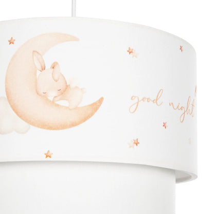 MOON 204-0011 Παιδικό Κρεμαστό Φωτιστικό Οροφής με Ντουί 1 x E27 AC 220-240V IP20 - Πολύχρωμο - Μ30 x Π30 x Υ24