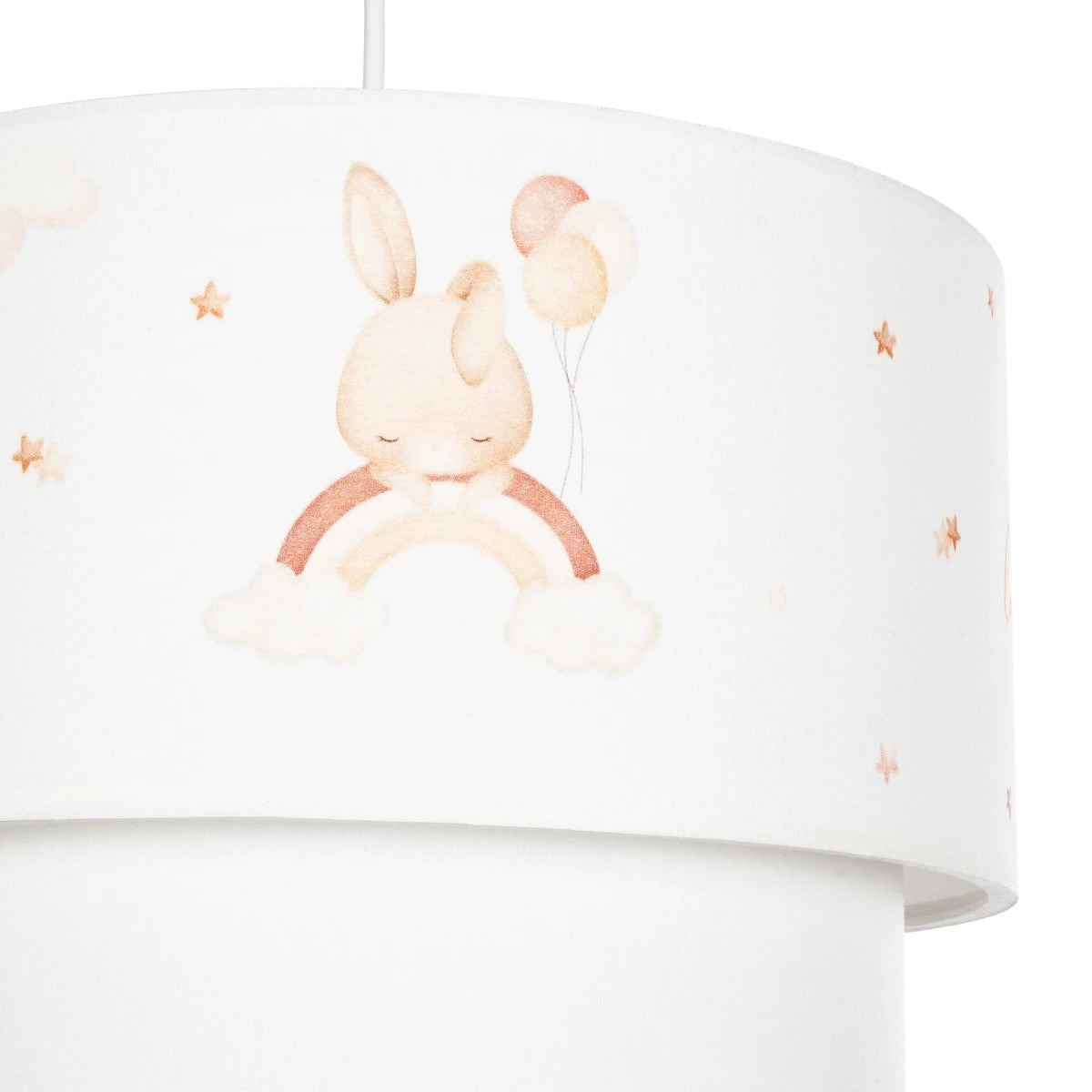 MOON 204-0011 Παιδικό Κρεμαστό Φωτιστικό Οροφής με Ντουί 1 x E27 AC 220-240V IP20 - Πολύχρωμο - Μ30 x Π30 x Υ24