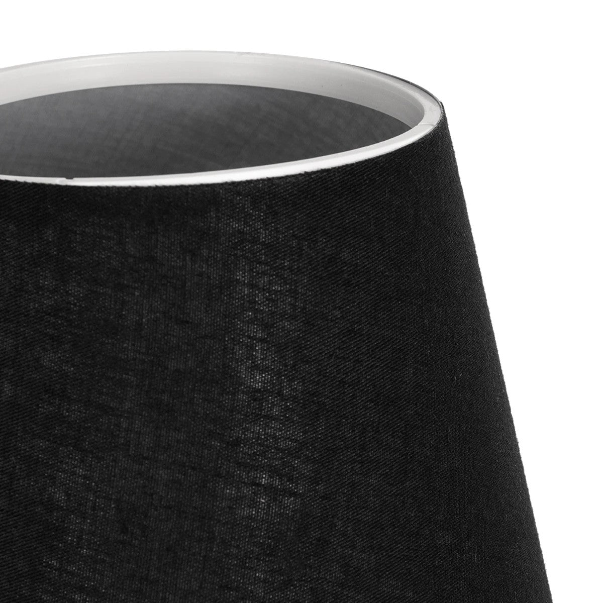 GLOSSY 204-0056 Μοντέρνο Επιτραπέζιο Φωτιστικό Πορτατίφ με Ντουί 1 x E14 AC 220-240V IP20 - Χρυσό & Μαύρο - Μ14 x Π14 x Υ36