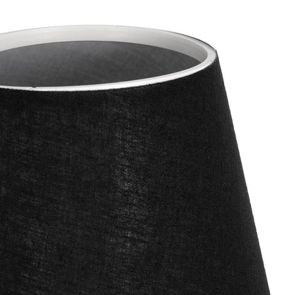 GLOSSY 204-0056 Μοντέρνο Επιτραπέζιο Φωτιστικό Πορτατίφ με Ντουί 1 x E14 AC 220-240V IP20 - Χρυσό & Μαύρο - Μ14 x Π14 x Υ36