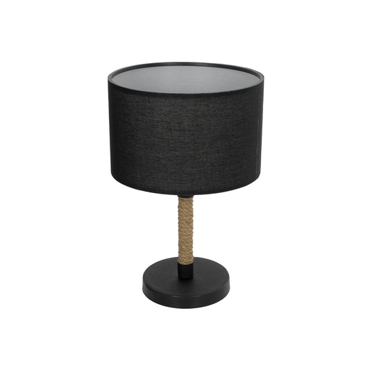 STRING 204-0072 Μοντέρνο Επιτραπέζιο Φωτιστικό Πορτατίφ με Ντουί 1 x E27 AC 220-240V IP20 - Μαύρο & Μπεζ - Μ24 x Π24 x Υ37