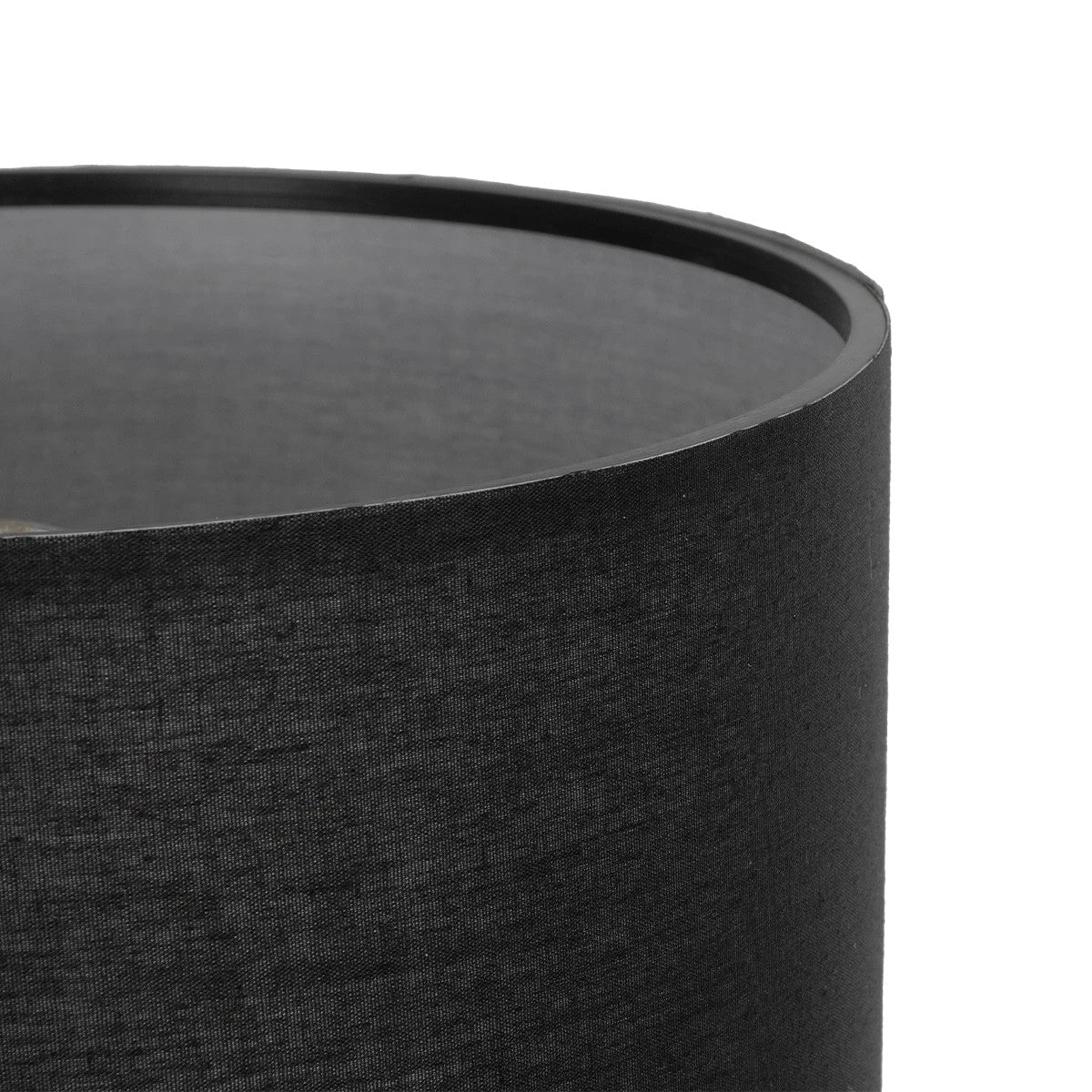 STRING 204-0072 Μοντέρνο Επιτραπέζιο Φωτιστικό Πορτατίφ με Ντουί 1 x E27 AC 220-240V IP20 - Μαύρο & Μπεζ - Μ24 x Π24 x Υ37