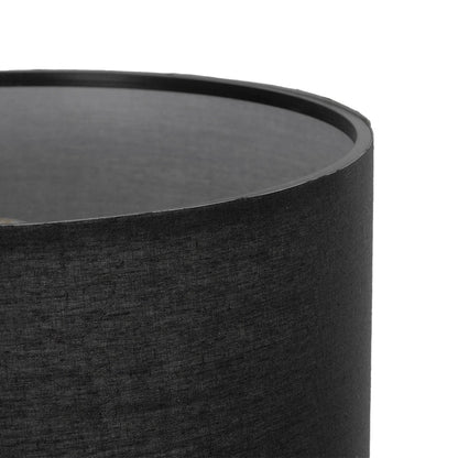 STRING 204-0072 Μοντέρνο Επιτραπέζιο Φωτιστικό Πορτατίφ με Ντουί 1 x E27 AC 220-240V IP20 - Μαύρο & Μπεζ - Μ24 x Π24 x Υ37