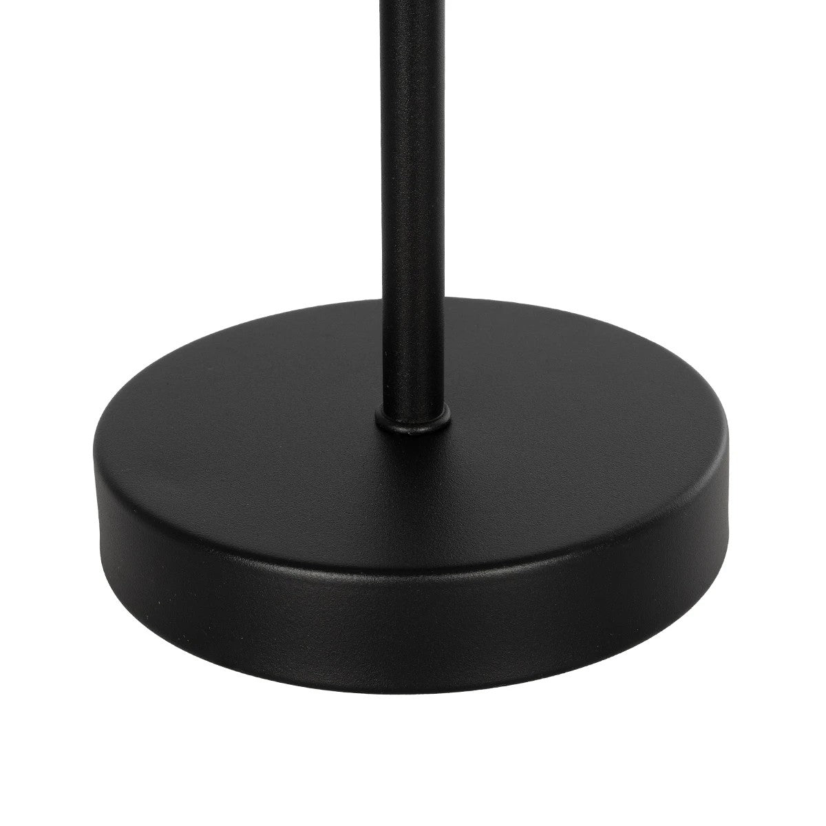 LARA 204-0073 Μοντέρνο Επιτραπέζιο Φωτιστικό Πορτατίφ με Ντουί 1 x E27 AC 220-240V IP20 - Μαύρο & Μπεζ - Μ22 x Π22 x Υ34