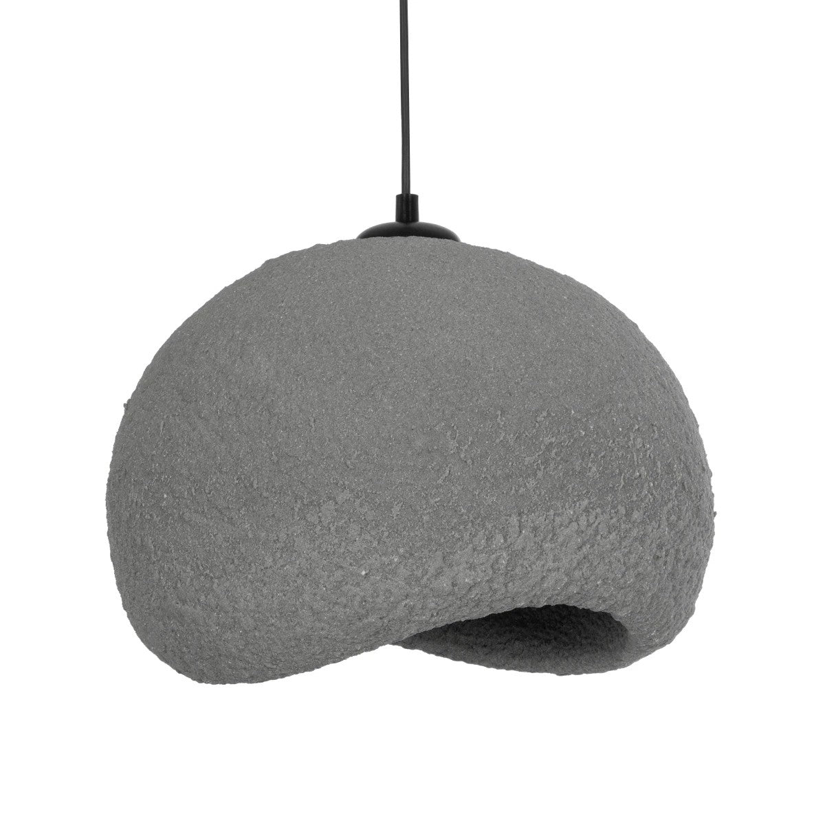 STONE 204-0122 Μοντέρνο Κρεμαστό Φωτιστικό Οροφής με Ντουί 1 x E27 AC 220-240V IP20 - Γκρι - Μ35 x Π31 x Υ26