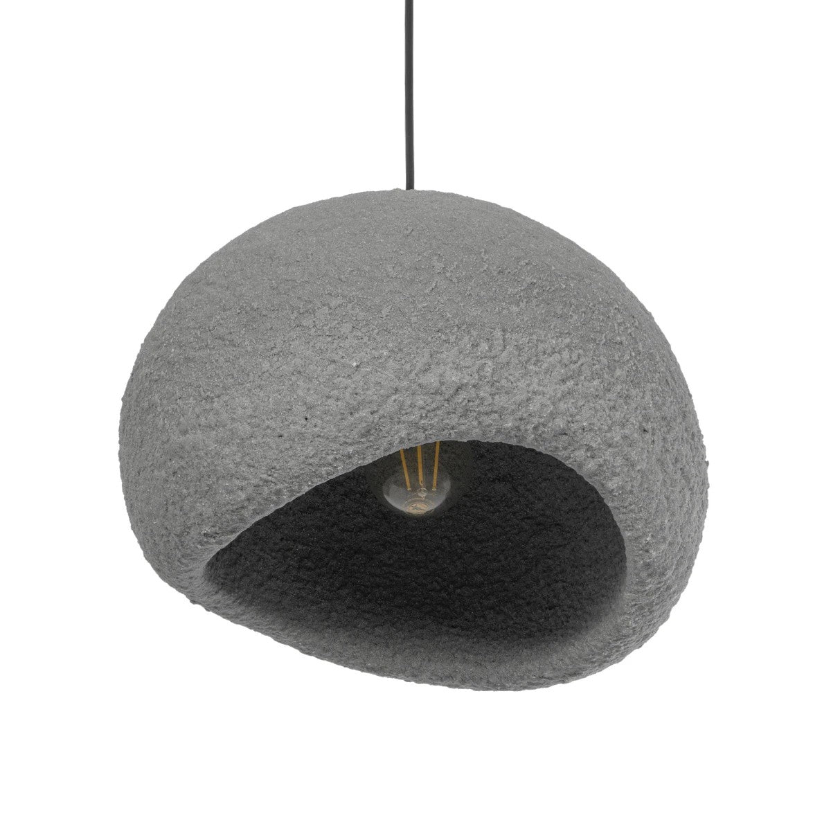 STONE 204-0122 Μοντέρνο Κρεμαστό Φωτιστικό Οροφής με Ντουί 1 x E27 AC 220-240V IP20 - Γκρι - Μ35 x Π31 x Υ26