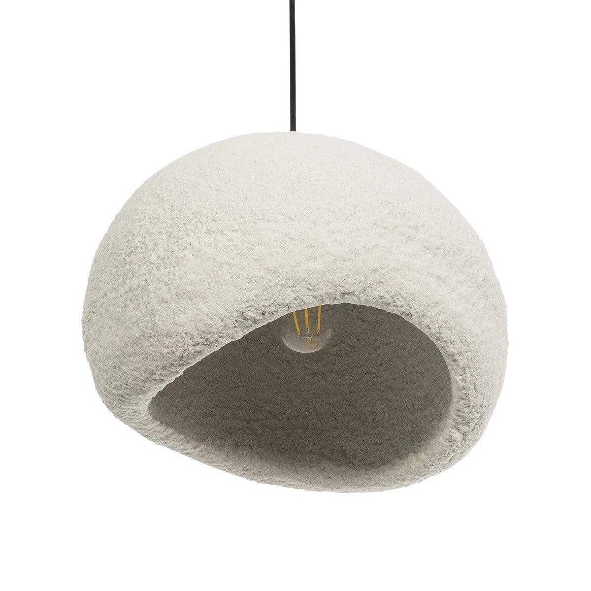 STONE 204-0124 Μοντέρνο Κρεμαστό Φωτιστικό Οροφής με Ντουί 1 x E27 AC 220-240V IP20 - Γκρι - Μ35 x Π31 x Υ26