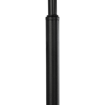 SNAKE 204-0128 Modern Floor Lamp with 1 x E27 AC 220-240V IP20 Socket - Black - L52 x W25 x H154