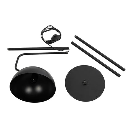 SNAKE 204-0128 Modern Floor Lamp with 1 x E27 AC 220-240V IP20 Socket - Black - L52 x W25 x H154