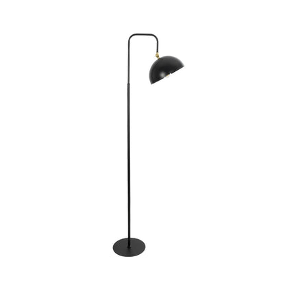 SNAKE 204-0128 Modern Floor Lamp with 1 x E27 AC 220-240V IP20 Socket - Black - L52 x W25 x H154