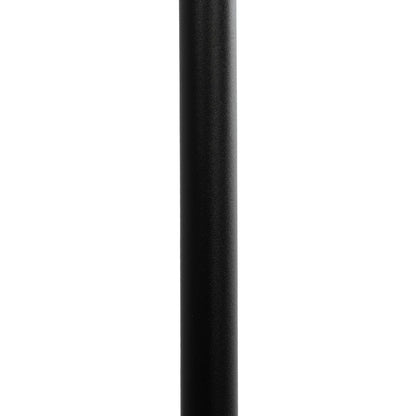 SNAKE 204-0128 Modern Floor Lamp with 1 x E27 AC 220-240V IP20 Socket - Black - L52 x W25 x H154