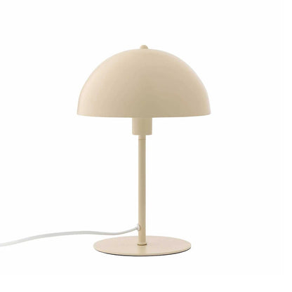 GASCEIO 204-0140 Μοντέρνο Eπιτραπέζιο Φωτιστικό Μονόφωτο 1 x E27 IP20 Μπεζ Μέταλλο - Μ25 x Π25 x Υ39cm